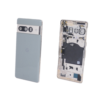 Original Google Pixel 7 Pro Akkudeckel Backcover Cover Kameraglas Hazel Grau