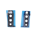 Huawei P30 Kamera Glas Linse Camera mit Rahmen Frame + Kleber Breathing Crystal