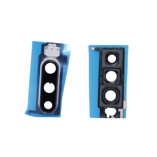 Huawei P30 Kamera Glas Linse Camera mit Rahmen Frame Kleber Breathing Crysta