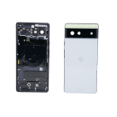 Original Google Pixel 6 Akkudeckel Backcover Cover Deckel Kameraglas Linse Weiß