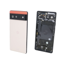 Original Google Pixel 6 Akkudeckel Backcover Cover Deckel Kameraglas Kinda Coral