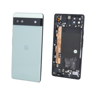 Original Google Pixel 6A Akkudeckel Backcover Rahmen Gehäuse Kameraglas Linse