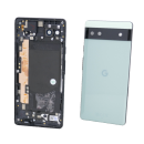 Original Google Pixel 6A Akkudeckel Backcover Rahmen Gehäuse Kameraglas Linse