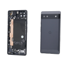 Original Google Pixel 6A Akkudeckel Backcover Rahmen Gehäuse Kameraglas Black