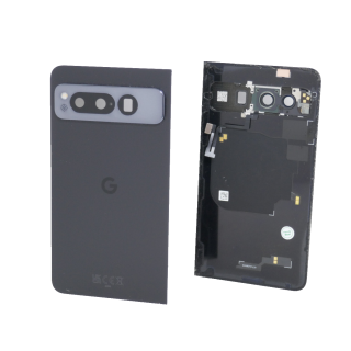 Original Google Pixel Fold G9FPL Akkudeckel Back Cover Kameraglas Linse Schwarz Obsidian