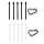 5X Handywest Kompatibel mit Samsung Galaxy S24 S23 S22 S21 Ultra Stylus Spitzen S-Pen Stift Ersatzspitzen