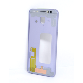 Original Rahmen Frame Mittelrahmen Samsung Galaxy A8 2018 SM-A530F Orchid Gray
