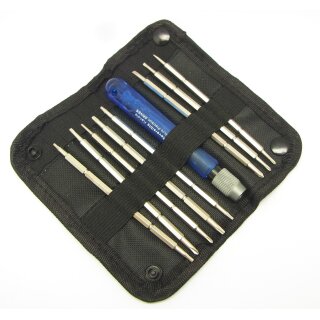 Werkzeug Set 8-tlg Kreuz Schlitz Torx Schraubenzieher Schraubendreher mit Tasche