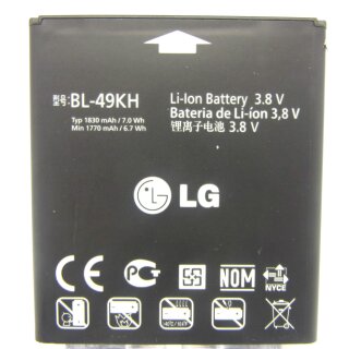 Original LG P936 Optimus True HD LTE P930 Nitro HD BL-49KH 1830mAh Akku Battery
