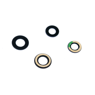 Nokia G60 echtglas Kameraglas Linse Rück Back Kamera Camera Glas mit Kleber Set
