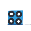 Huawei Honor X8A Kameraglas Linse Back Rück Seite Scheibe Kamera Glas Kleber Set