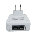 Devolo dlan 500 duo MT:2584 Powerline Adapter 500 Mbps Powerlan mit 2 LAN-Ports