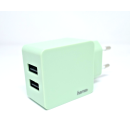 Hama 2-Fach USB-A Ladegerät Adapter Netzteil 2,4A Universaladapter 12W Steckdose