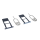 LG K51 Sim Karten SD Karte SIM-Fach Halter Halterung Tray Slot mit SIM Nadel