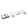 LG Stylo 5X Sim Karten SD Karte SIM-Fach Halter Halterung Tray Slot +  SIM Nadel