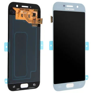 Original Samsung Galaxy A3 2017 SM-A320F LCD Display Einheit Touchscreen Blau