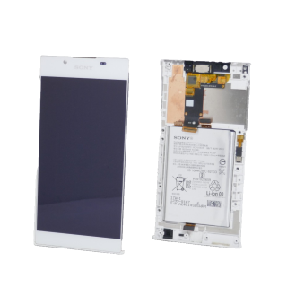 Original Sony Xperia L1 G3311 G3312 G3313 LCD Display Touchscreen mit Akku Weiß