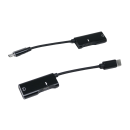 2X Audio Adapter USB Type-C 3,5mm AUX Klinke...