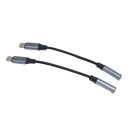 2X USB Type C zu Aux 3,5mm Klinke Audio Kopfhörer...