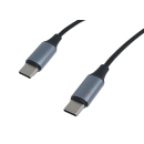 2X USB Type C zu Aux 3,5mm Klinke Audio Kopfhörer Alu Adapter iPhone Samsung
