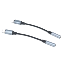 2X AUX Kopfhörer Adapter 3,5mm Klinke Audio Stecker für iPhone 12 13 14 Pro Max