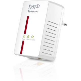 AVM FRITZ! Powerline 500E Steckdosen Netzwerk LAN 500Mbps Adapter Powerlan dlan