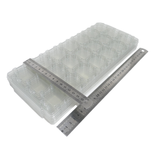 50 X CPU ESD Schutz Hülle Tray Holder Sockel Case 1150 1151 1155 1156 i3 i5 i7