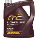 5 Liter Mannol Longlife 5W-30 Motoröl 5W30 VW 504 00...