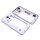 Samsung Galaxy S5 SM-G900F Mittelrahmen Cover Middleframe Geh&auml;use Housing Silber