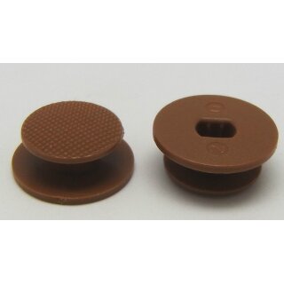 Analog Stick Deckel Kappe Joystick Braun für PSP 2000 3000 2004 3004 Slim & Lite