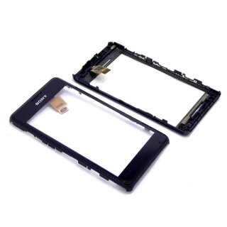 Original Sony Xperia E1 D2005 Touchscreen Touch Fram LCD Glas Digitizer Rahmen