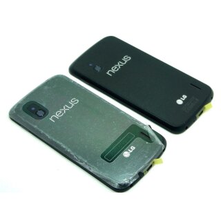 Original LG Nexus 4 E960 Akkudeckel Back Cover R&uuml;ckschale NFC Antenne Kameraglas