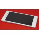 Original Sony Xperia M4 Aqua E2303 LCD Display Digitizer Touchscreen Rahmen Weiß