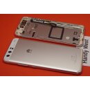 Original Huawei P10 Akkudeckel Backcover Kamera Cam Glas Power Volume Flex Silver