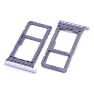 Samsung Galaxy S8 Plus SM-G955F Sim Karten SD Memory Halter Tray Silver