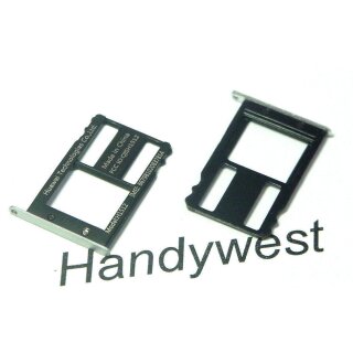 Original Huawei Nexus 6P Simkarten Micro SD Halter Schlitten Card Slot Tray Silber