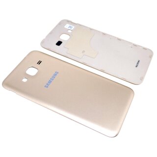 Original Samsung Galaxy J3 2016 J320F Akkudeckel Back Cover Schale Deckel Gold