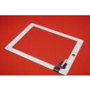 f&uuml;r Apple iPad 2 Touchscreen Frontscheibe Digitizer Ohne Kleber Ohne Homebutton Wei&szlig;